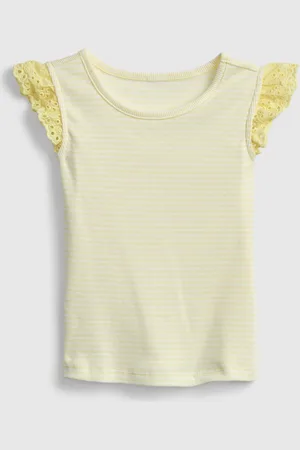 GAP Dětský top lace-trim tank - Holky