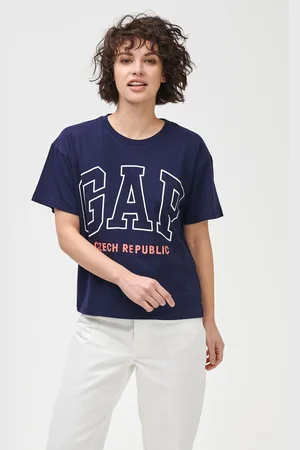 GAP Tričko Logo Czeach Republic easy short sleeve tee - Dámské