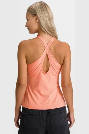 GAP Tričko brushed jersey keyhole back shelf tank - Dámské
