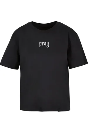 Mister Tee Dámské tričko Praying Hands černé