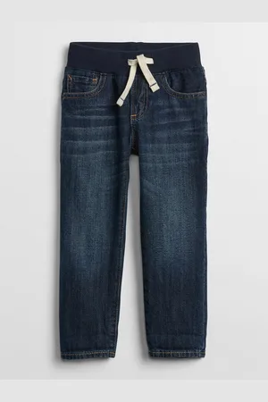 GAP Dětské džíny pull-on slim jeans with Washwell - Kluci