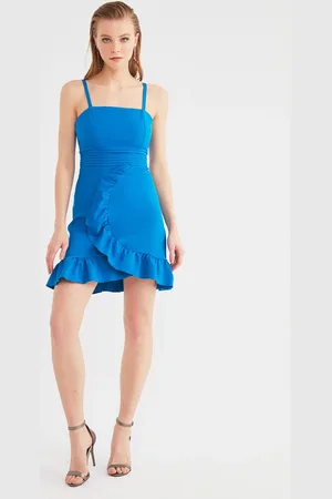 Trendyol Saxony-Flex Detailed Evening Dress