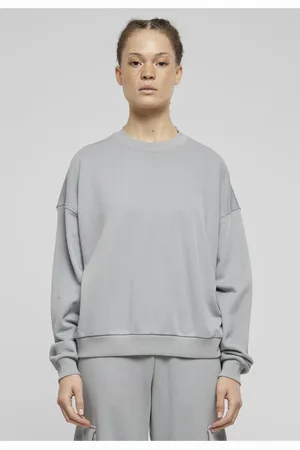 Urban classics Dámská mikina Oversized Terry světle asfaltová