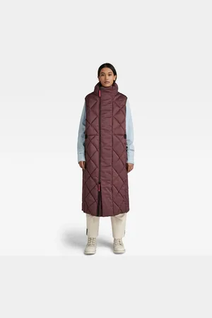 G-Star G-STAR Vest - G-Whistler pdd Ext Long sless puffer wmn purple