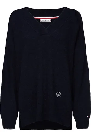 Tommy Hilfiger Sweater - CANDACE V-NK SWTR black