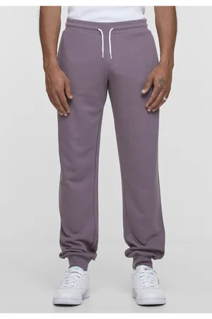 Urban classics Pánské tepláky Terry Basic fialové