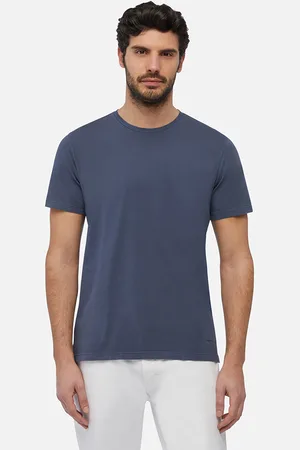 Geox Modré pánské tričko T-Shirt - Pánské