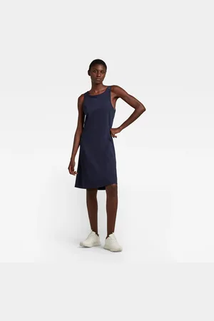 G-Star G-STAR Dress - Adjustable tank dress blue