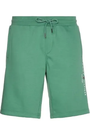 Tommy Hilfiger Shorts - TOMMY LOGO SWEATSHORTS green