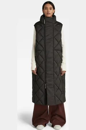 G-Star G-STAR Vest - G-Whistler pdd Ext Long sless puffer wmn black