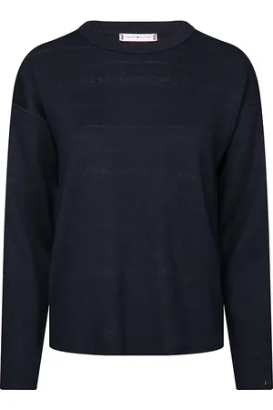 Tommy Hilfiger Sweater - VELMA REVERSIBLE SWTR dark blue