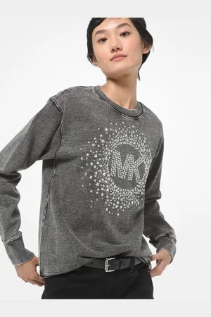 Michael Kors Sweatshirt - ACID WSH MK STAR STUD grey