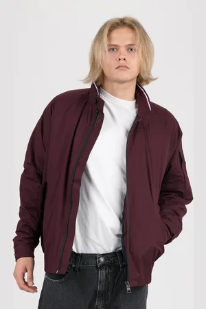 Tommy Hilfiger Jacket - STRETCH HARRINGTON burgundy