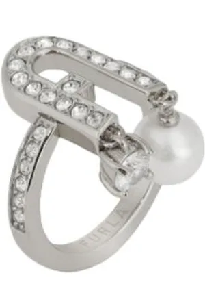 Furla Ring - ARCH PEARL RING silver