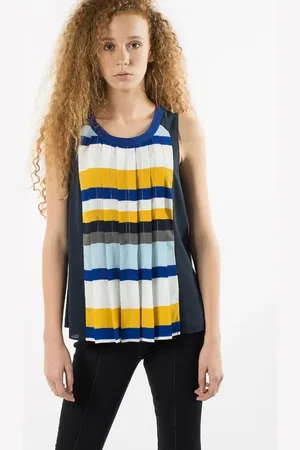 Tommy Hilfiger Top - JACKIE TOP NS blue