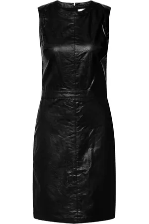 Michael Kors Dress - FITTED FX LTHER DRESS black