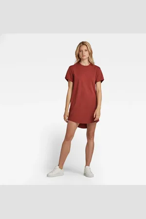 G-Star G-STAR Dress - Lash fem loose dress s\s brown