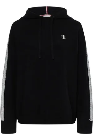 Tommy Hilfiger Sweater - TH FLEX RELAXED HOODIE SWEATER black