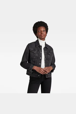 G-Star Jacket - G-star RAW Elto black stretch denim gray-black