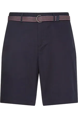 Tommy Hilfiger Shorts - HARLEM SHORT L.TWILL BELT blue