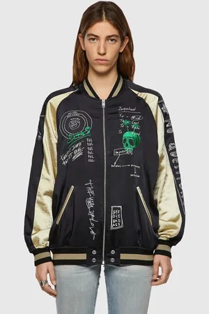 Diesel Jacket - GFRANKHB JACKET black-gold