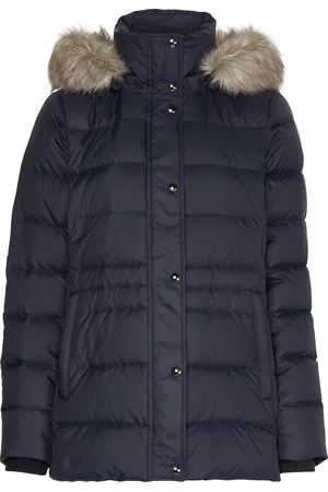 Tommy Hilfiger Jacket - TYRA DOWN JKT WITH FUR blue