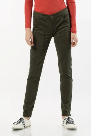 Tommy Hilfiger Trousers - SILVANA VENICE RW CARGO green