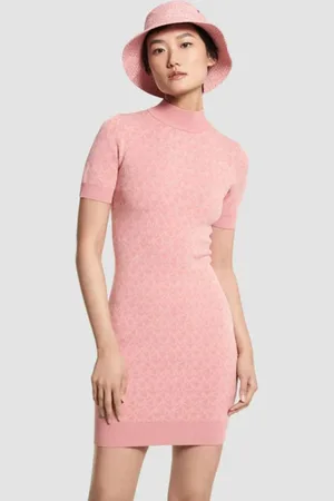 Michael Kors Dress - ECO MK DOT MOCK NK DRS pink
