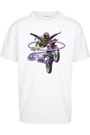 Mister Tee Tričko Moto GT Oversize bílé