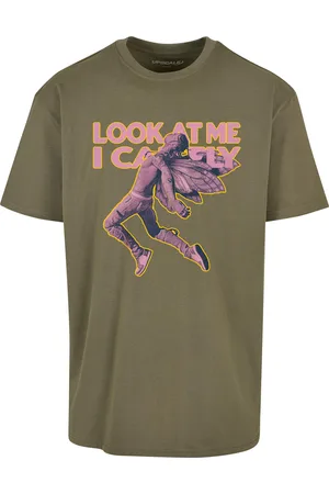 Mister Tee Look Oversize Tee olivové
