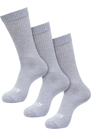 Urban classics Základní ponožky 3-Pack šedé