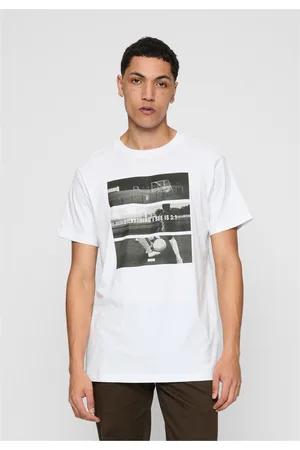 Merchcode Football Coming Home 3:1 Tee white