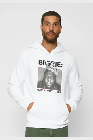 Merchcode Biggie Crown Hoody bílá
