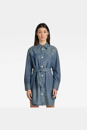 G-Star G-STAR Shirt - Long millery overshirt blue
