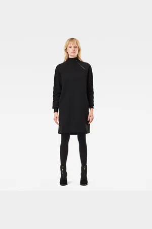 G-Star G-STAR Dress - Mock neck dress bf sw wmn l\s black