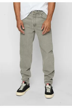 DEF Pánské džíny Schiller LooseFit Denim světle šedé