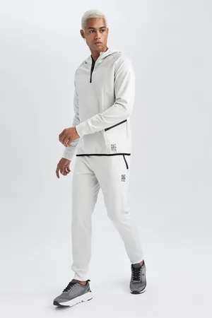 DeFacto Fit Slim Fit Double Pocket Flexible Leg Scuba Diving Fabric Jogger Sweatpants