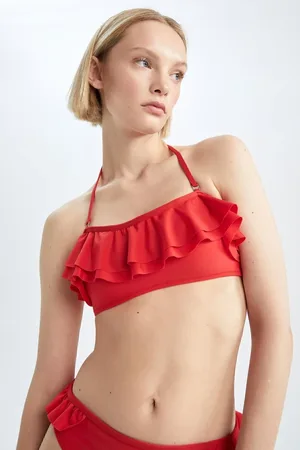 DeFacto Fall In Love Regular Fit Bikini Top