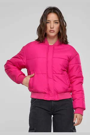 Urban classics Dámská bunda Puffer Blouson růžová