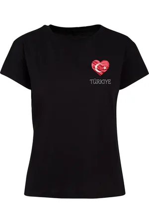 Merchcode Dámské tričko Turkey černé