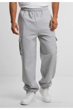 Urban classics Pánské kapsáčové tepláky 90‘s šedé