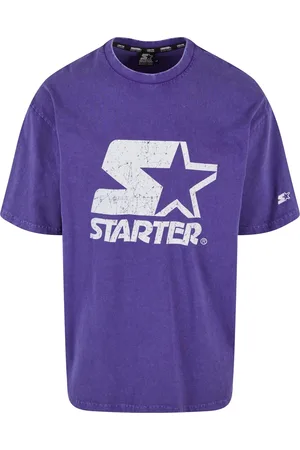 STARTER BLACK LABEL Pánské tričko Starter Logo Oversize Acid fialové