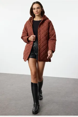 Trendyol Dark Brown Regular Coat