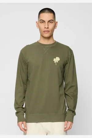 Mister Tee Wasted Youth Crewneck olivový