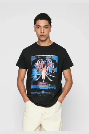 Merchcode A Nightmare On Elmstreet Plakát Tričko černé
