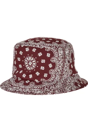 Flexfit Bandana Print Bucket Klobouk třešeň/bílá