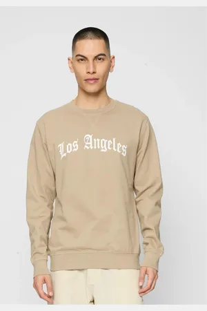 Mister Tee Los Angeles znění Crewneck darksand