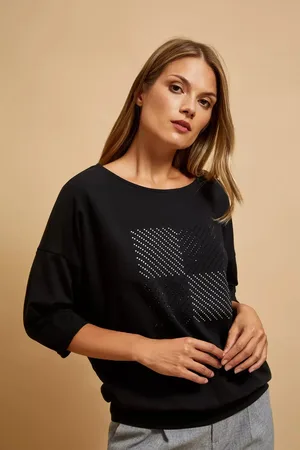MOODO Mikina s 3/4 rukávem