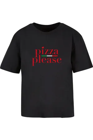 Mister Tee Dámské tričko Pizza Please černé