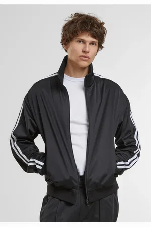 Urban classics Pánská sportovní bunda Retro Tricot černá
